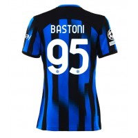 Inter Milan Alessandro Bastoni #95 Hemmatröja Kvinnor 2023-24 Korta ärmar